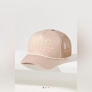 Anthropologie Outdoorsy Conversational Trucker Hat